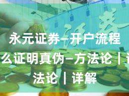 永元证券—开户流程—怎么证明真伪—方法论｜详解