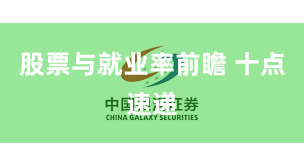 股票与就业率前瞻 十点速递