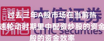 过去三年A股市场在当前热点快速轮动时期里中配资炒股的资金效率